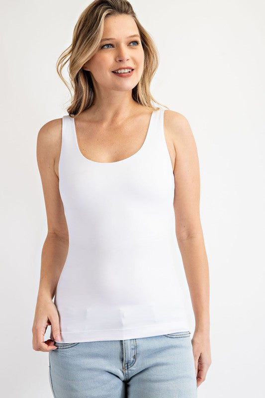 Butter Soft Round Neck Tank Curvy