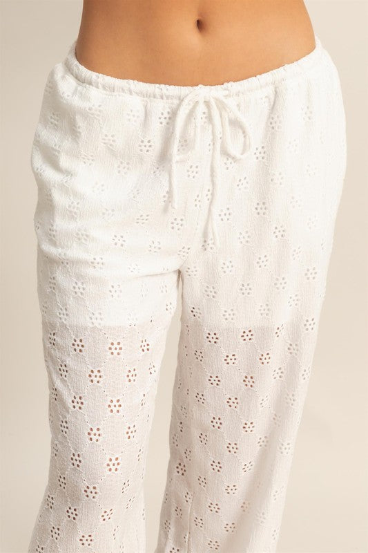 Ellie Eyelet Pant