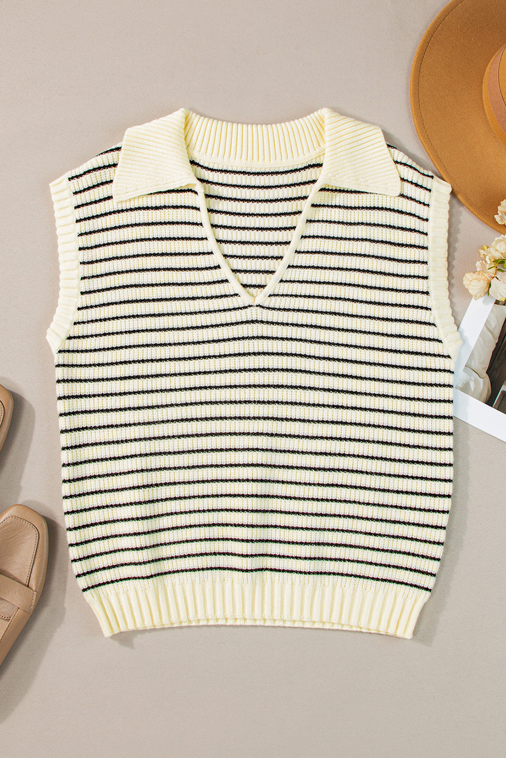 Stripe Collared Tank