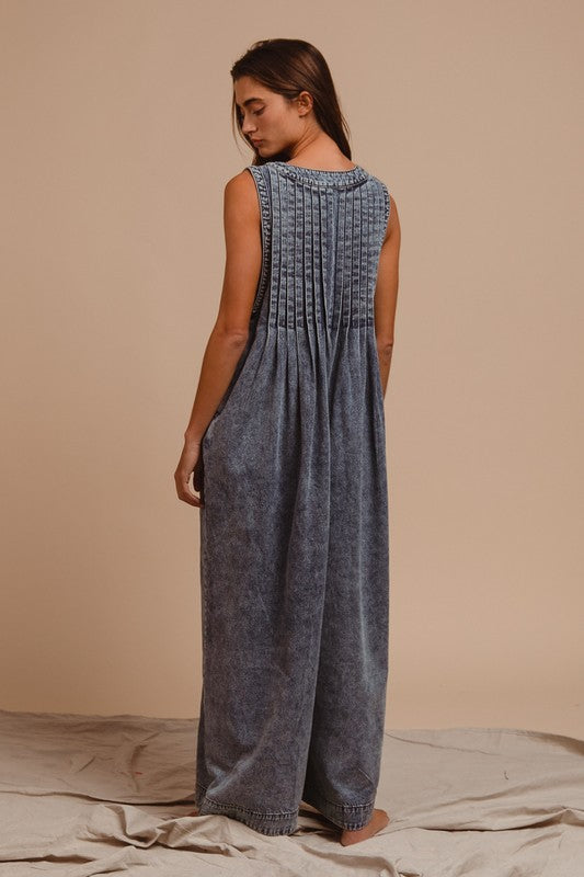 Pintuck Jumpsuit