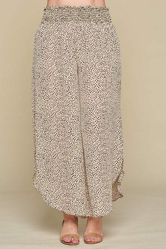 Taupe Dot Pants