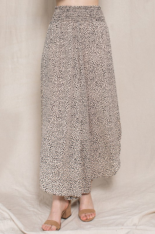 Taupe Dot Pants