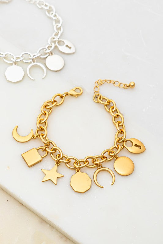 Chunky Charm Bracelet