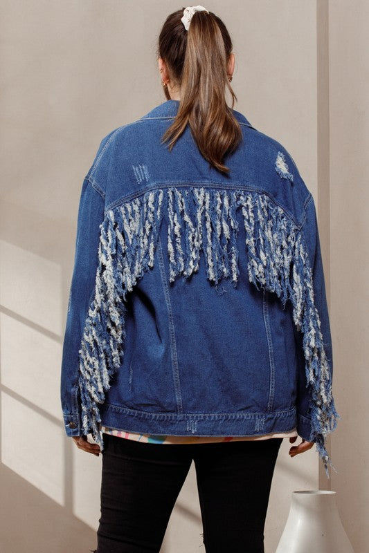 Fringe Denim Jacket