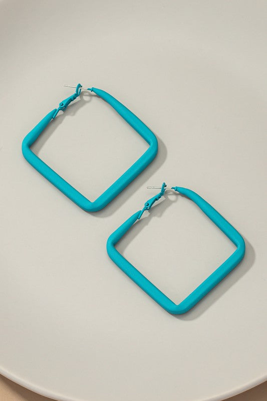 Tube Hoop Earrings