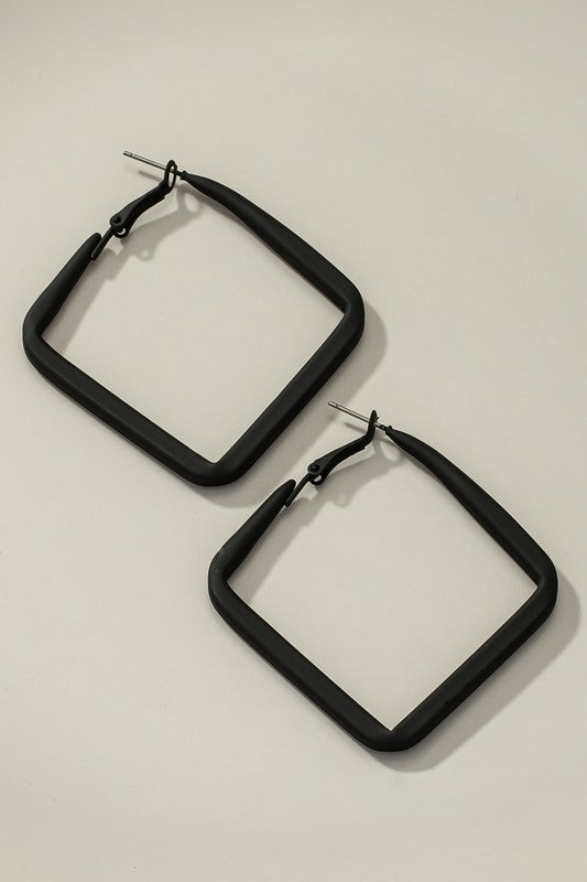 Tube Hoop Earrings