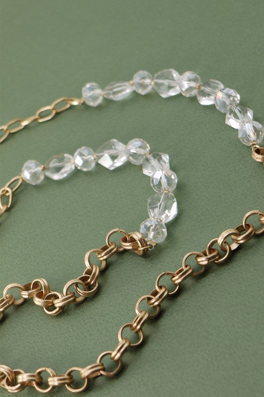 Long Glass Necklace