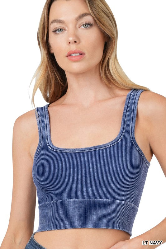 Square Crop Tank/Bra