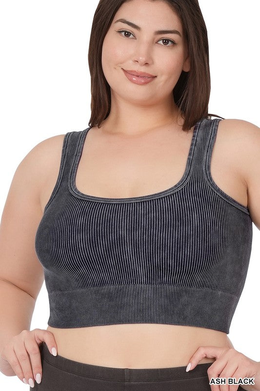 Square Crop Tank/Bra