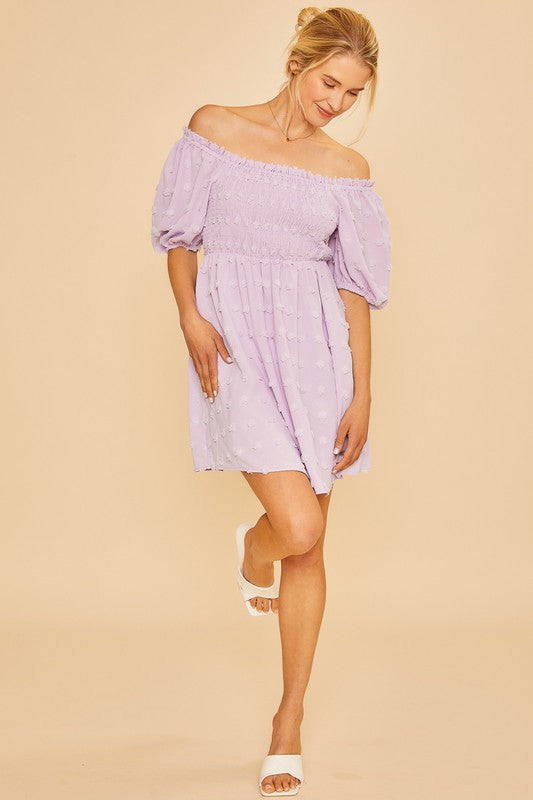 Lilac Babydoll Dress