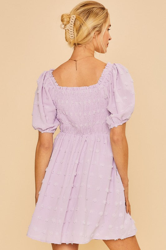 Lilac Babydoll Dress