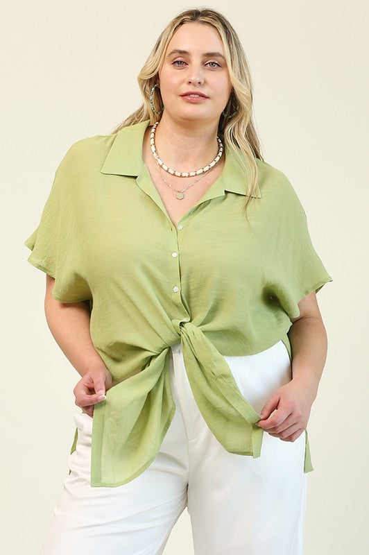 Apple Green Blouse