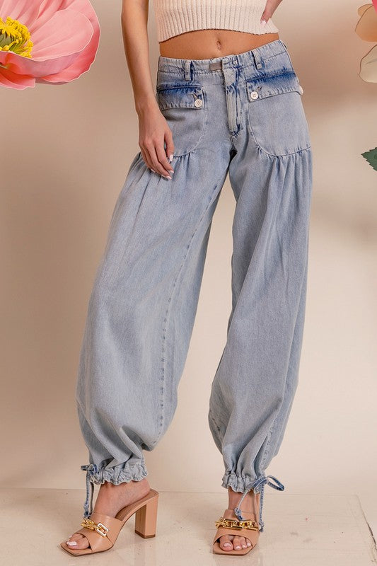 Washed Bubble Jean