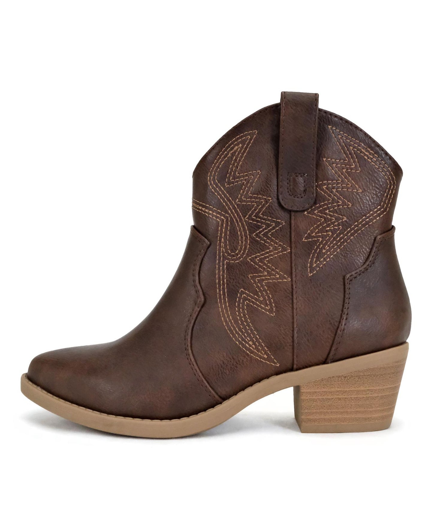 Gesso Brown Western Boot - sale