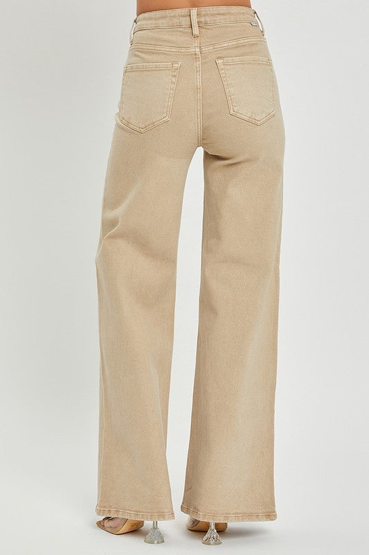 Anna Khaki Tummy Control Jean