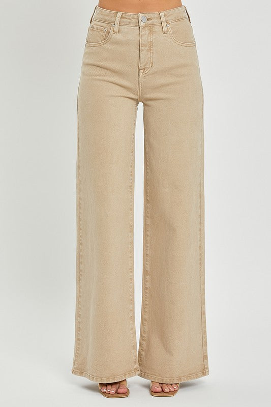 Anna Khaki Tummy Control Jean