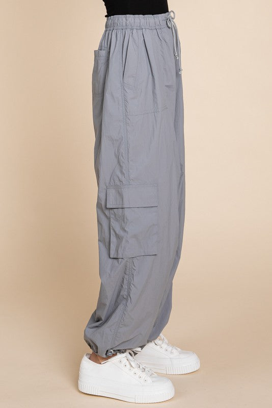 Grey Cargo Pants