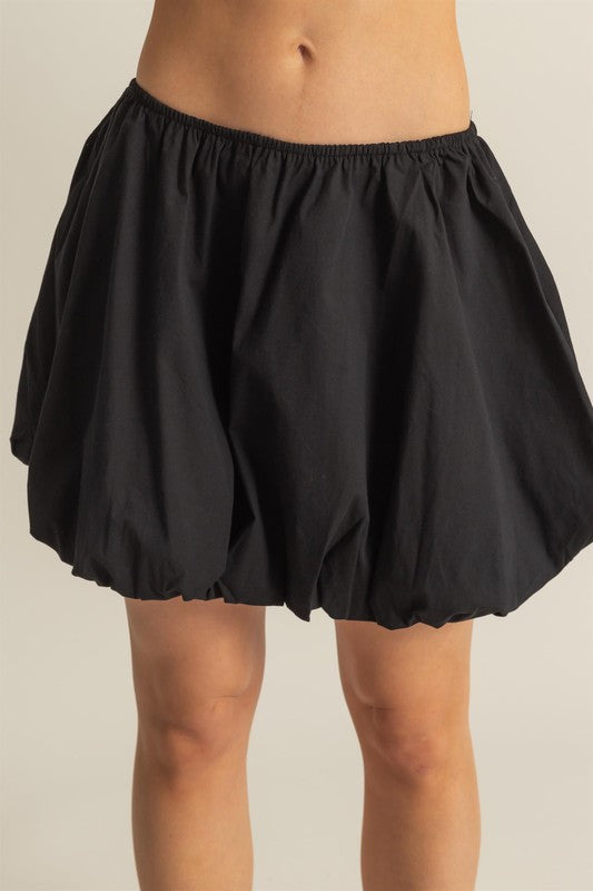 Bubble Black Skirt