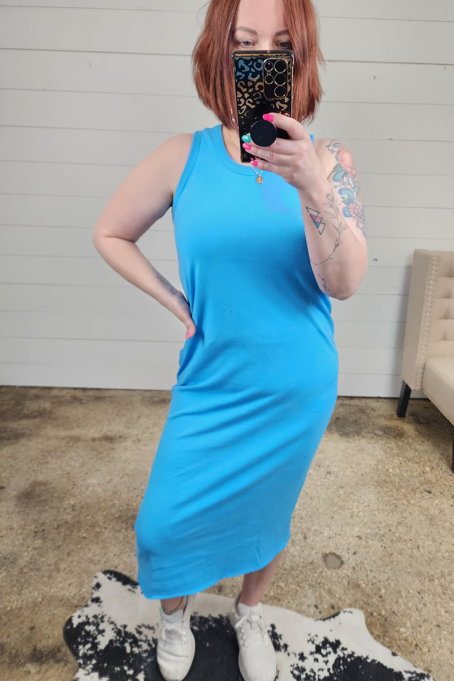 Shift Midi Dress