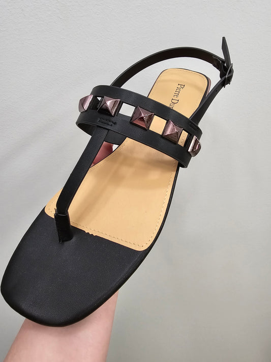 Black Lizzo Slingback Sandal - sale