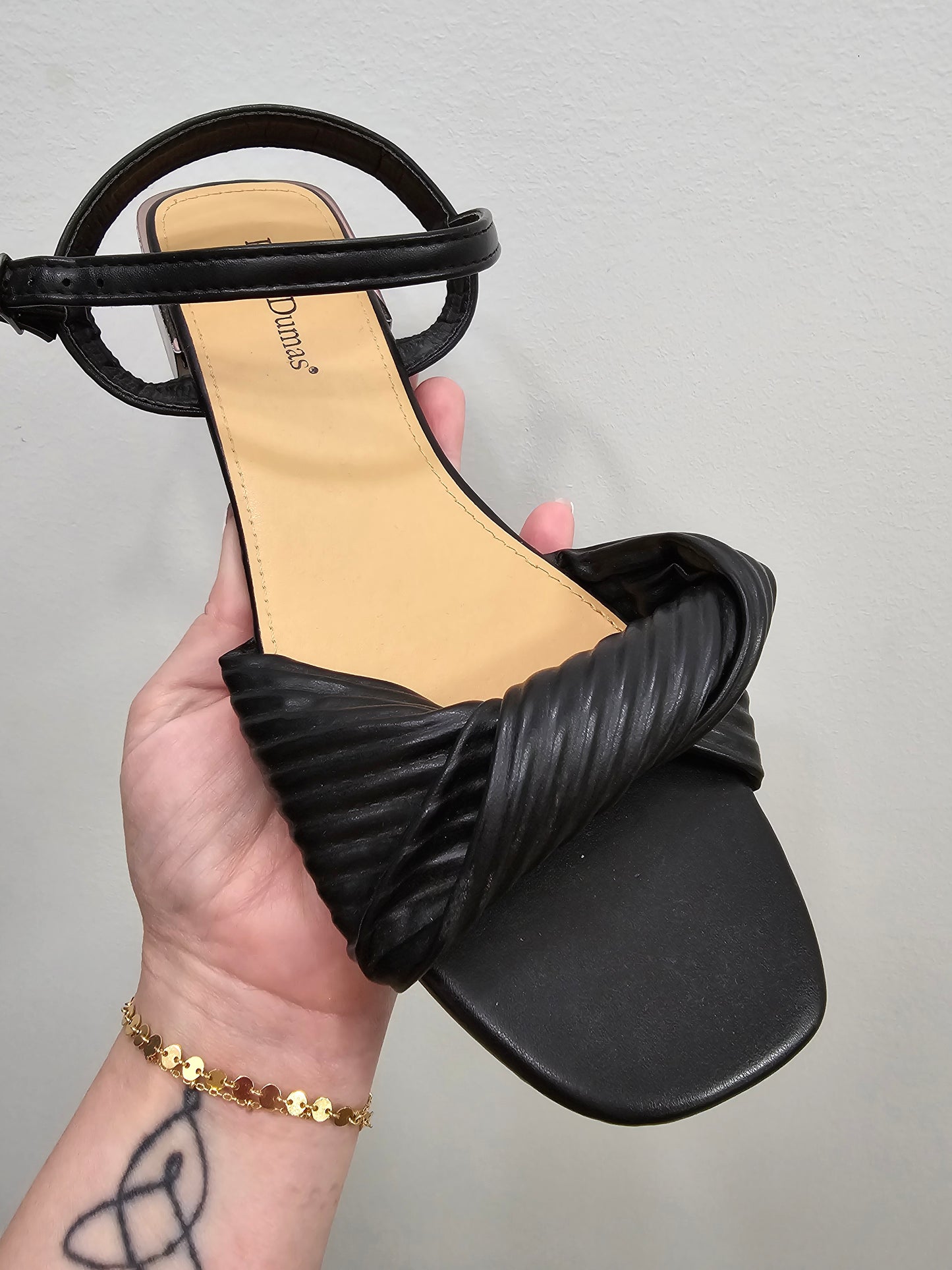 Black Slingback Sandal - sale