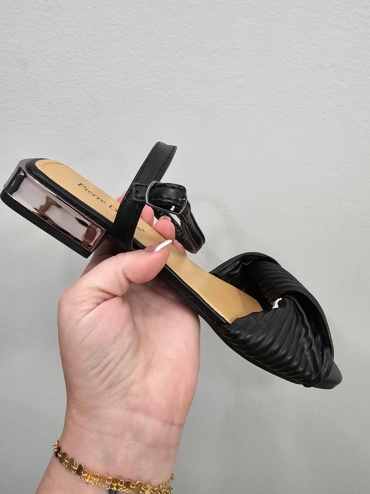 Black Slingback Sandal - sale