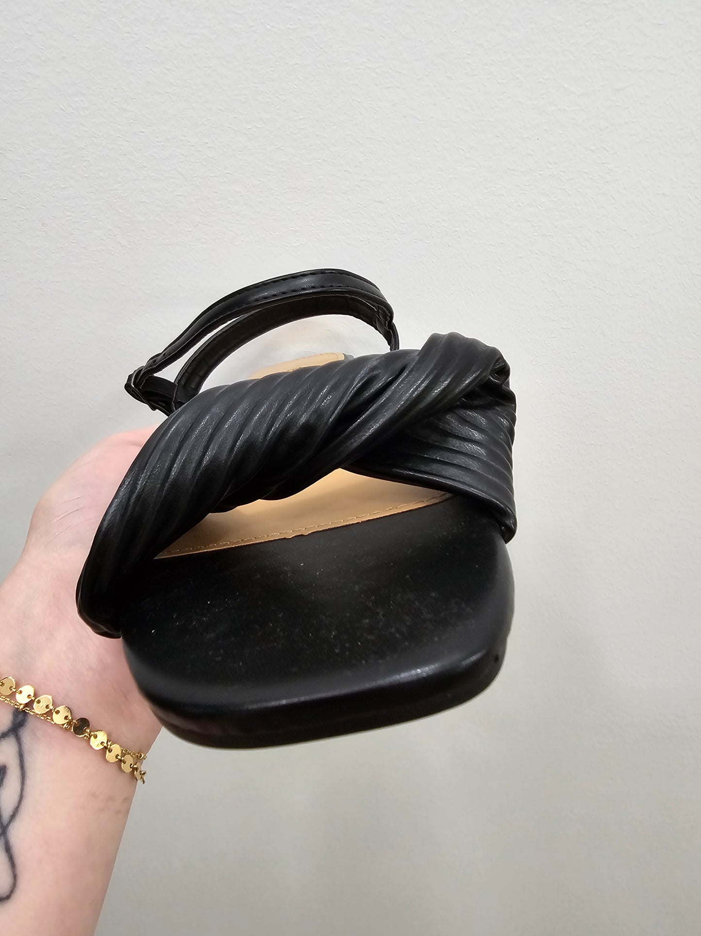 Black Slingback Sandal - sale