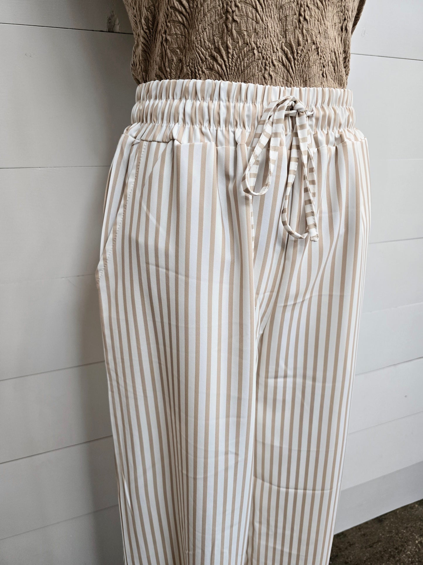 Khaki Stripe Pant