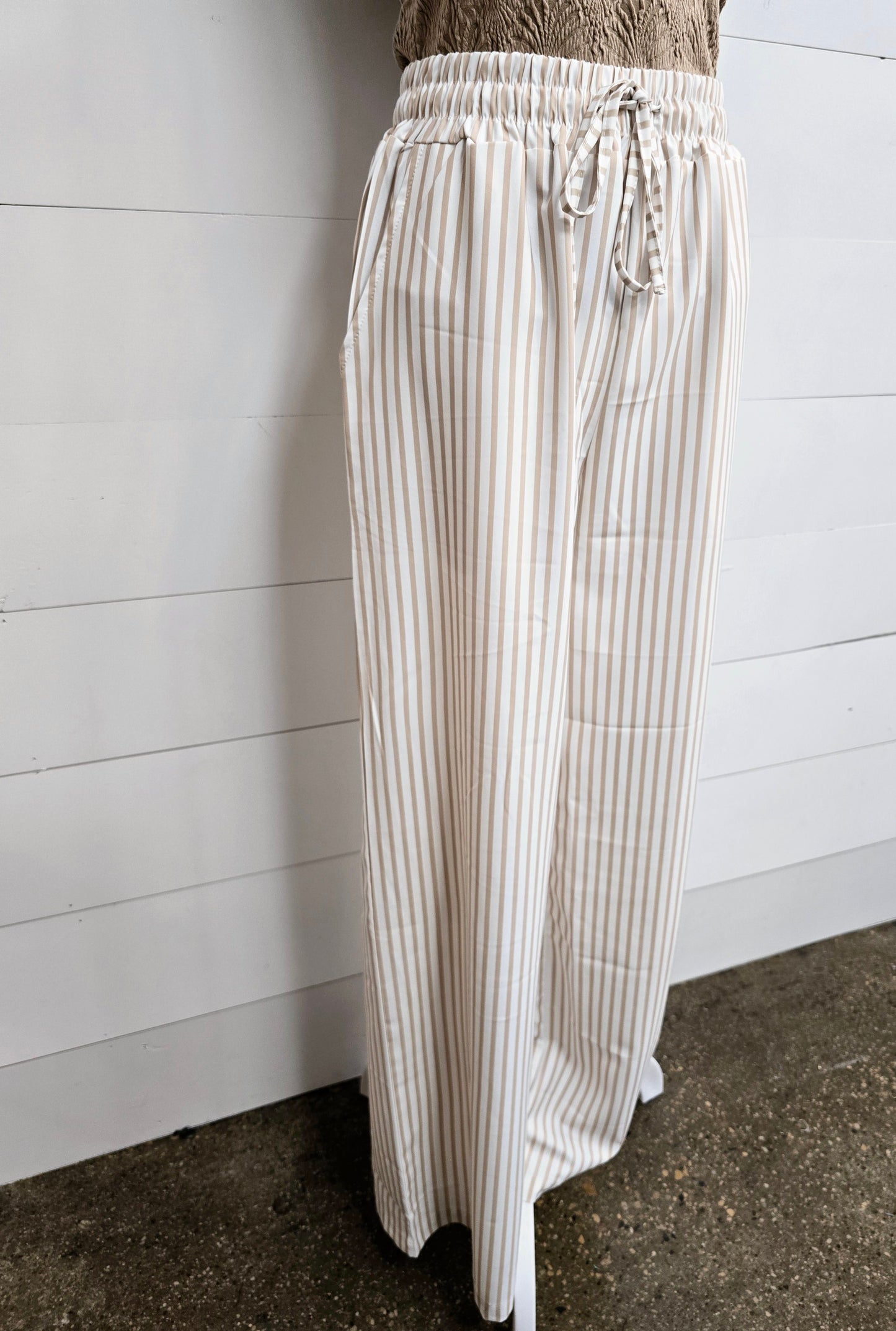 Khaki Stripe Pant