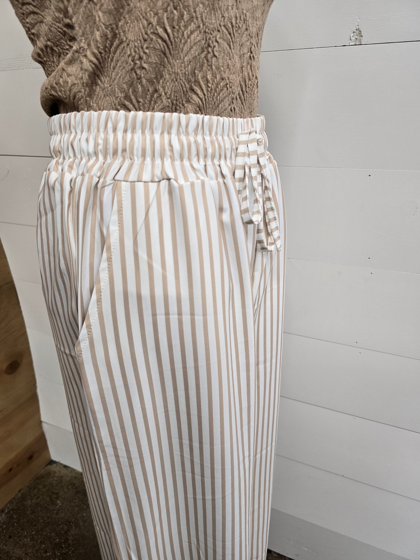 Khaki Stripe Pant