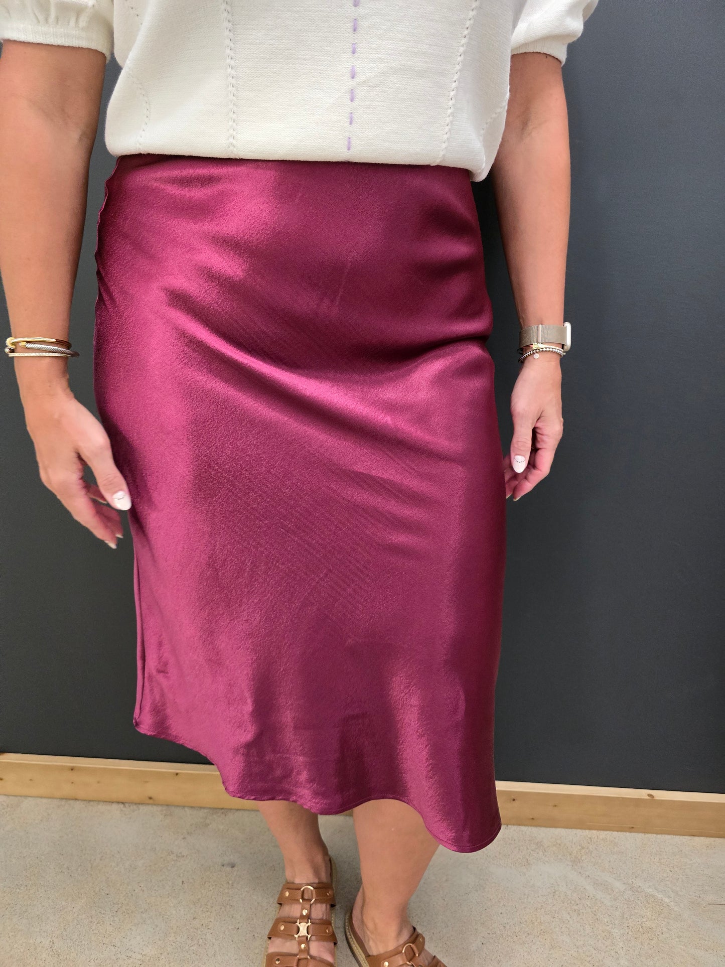 Satin Skirt