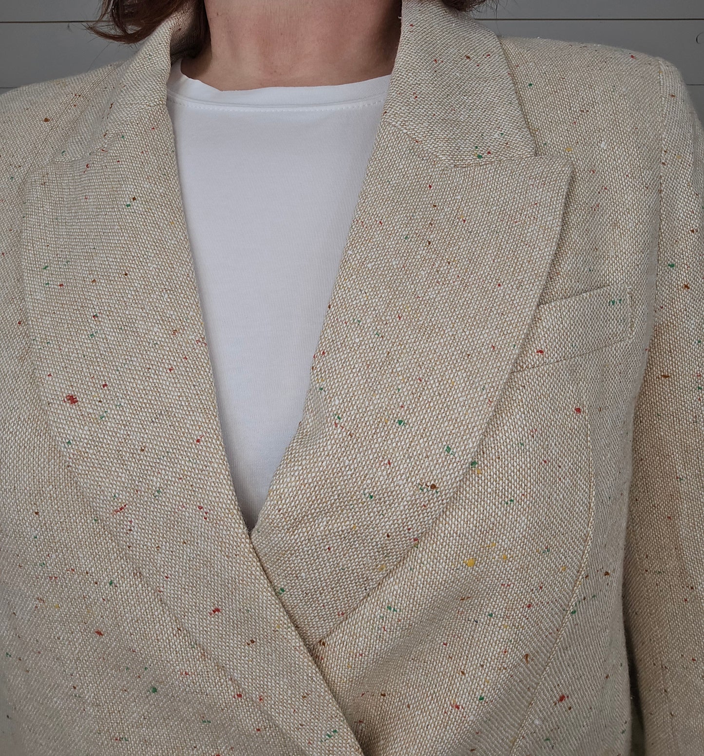 Oatmeal Suit Jacket