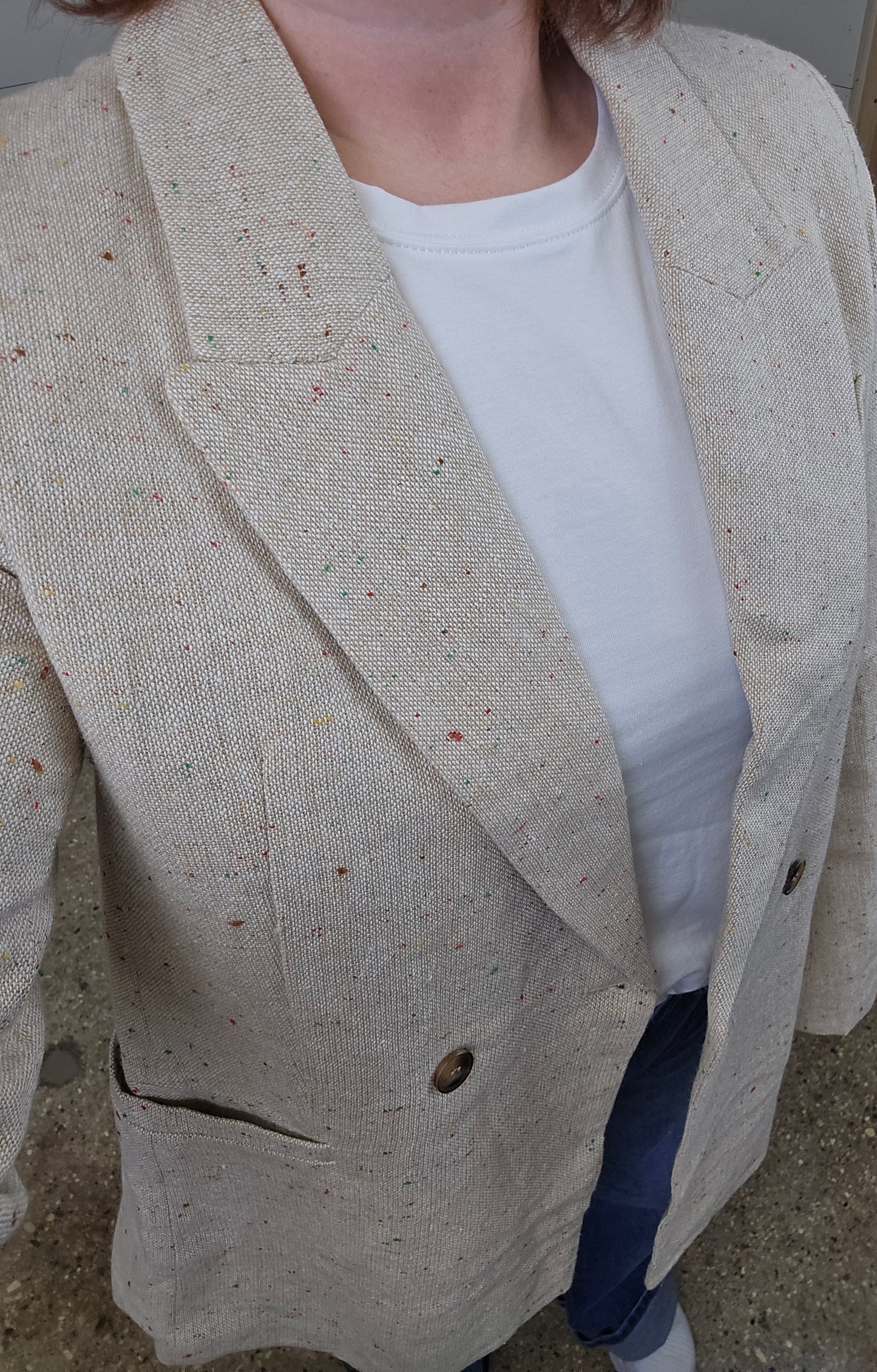 Oatmeal Suit Jacket