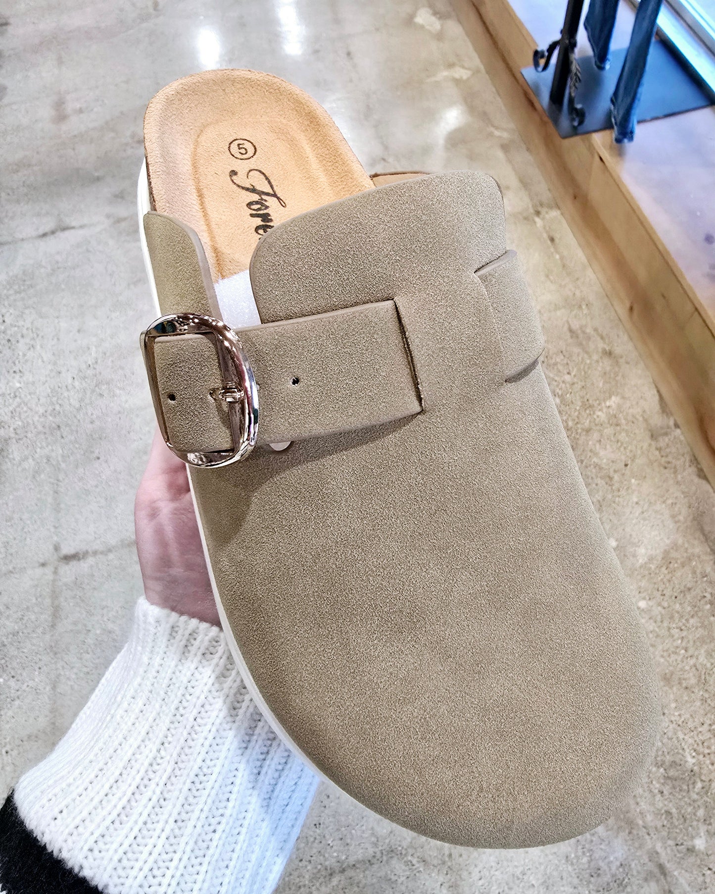 Taupe Platform Shoe