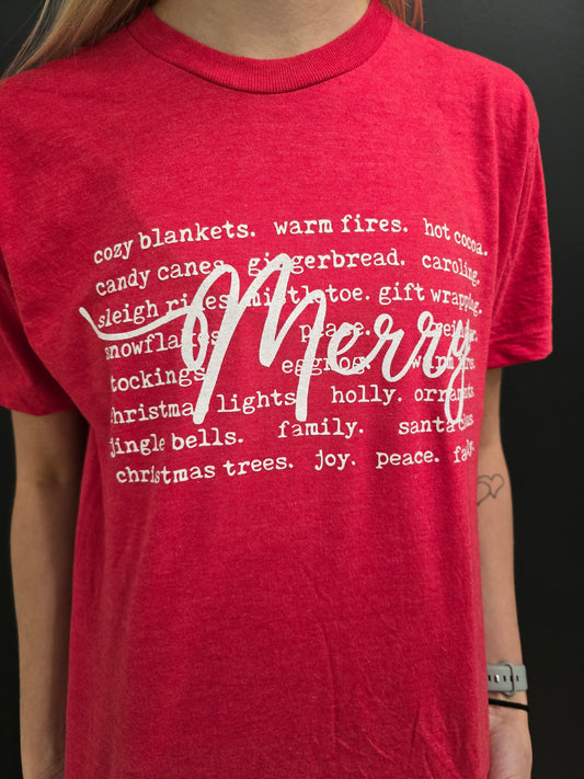 Merry Words Tee