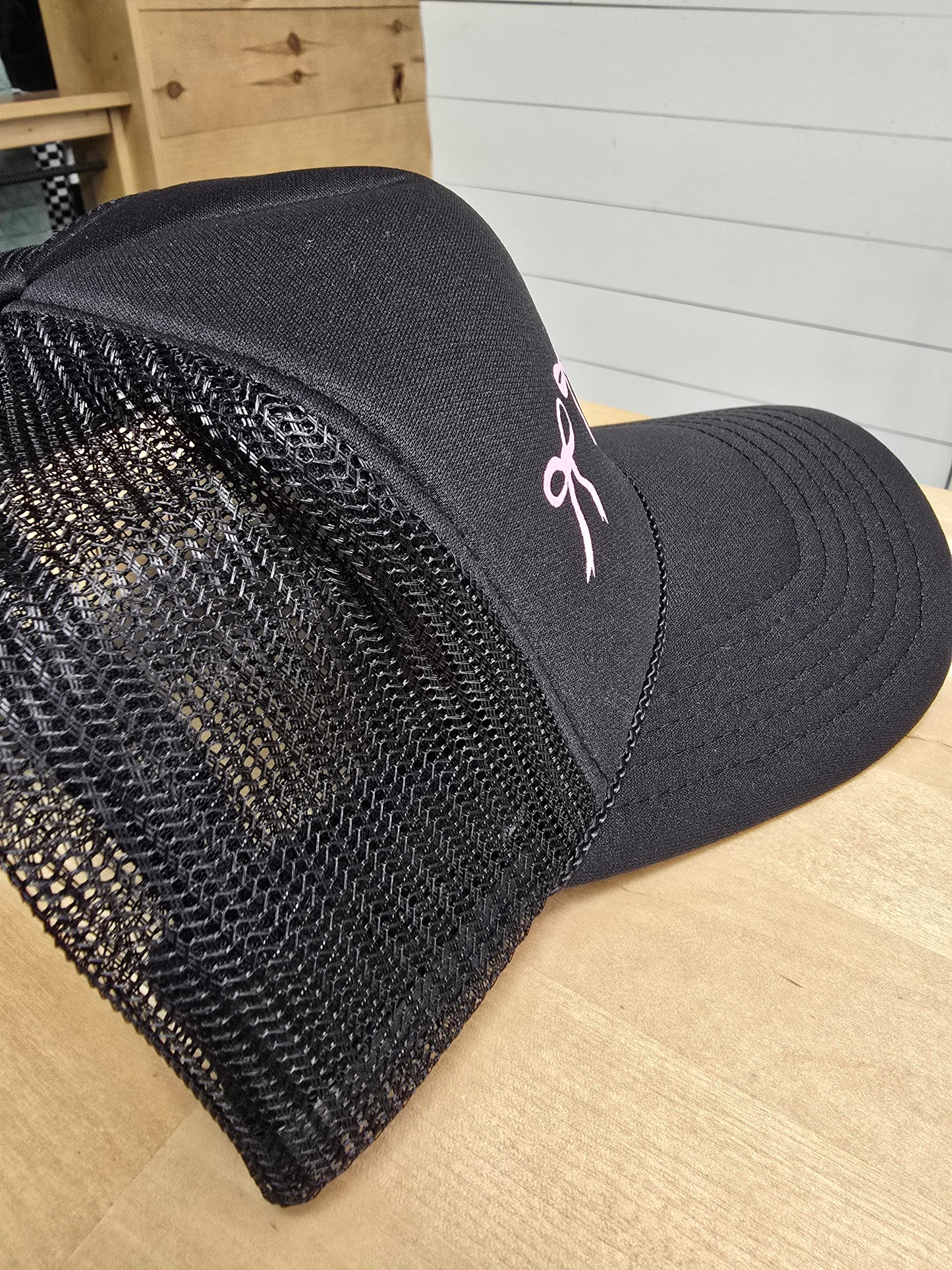 Black Bow Trucker Hat