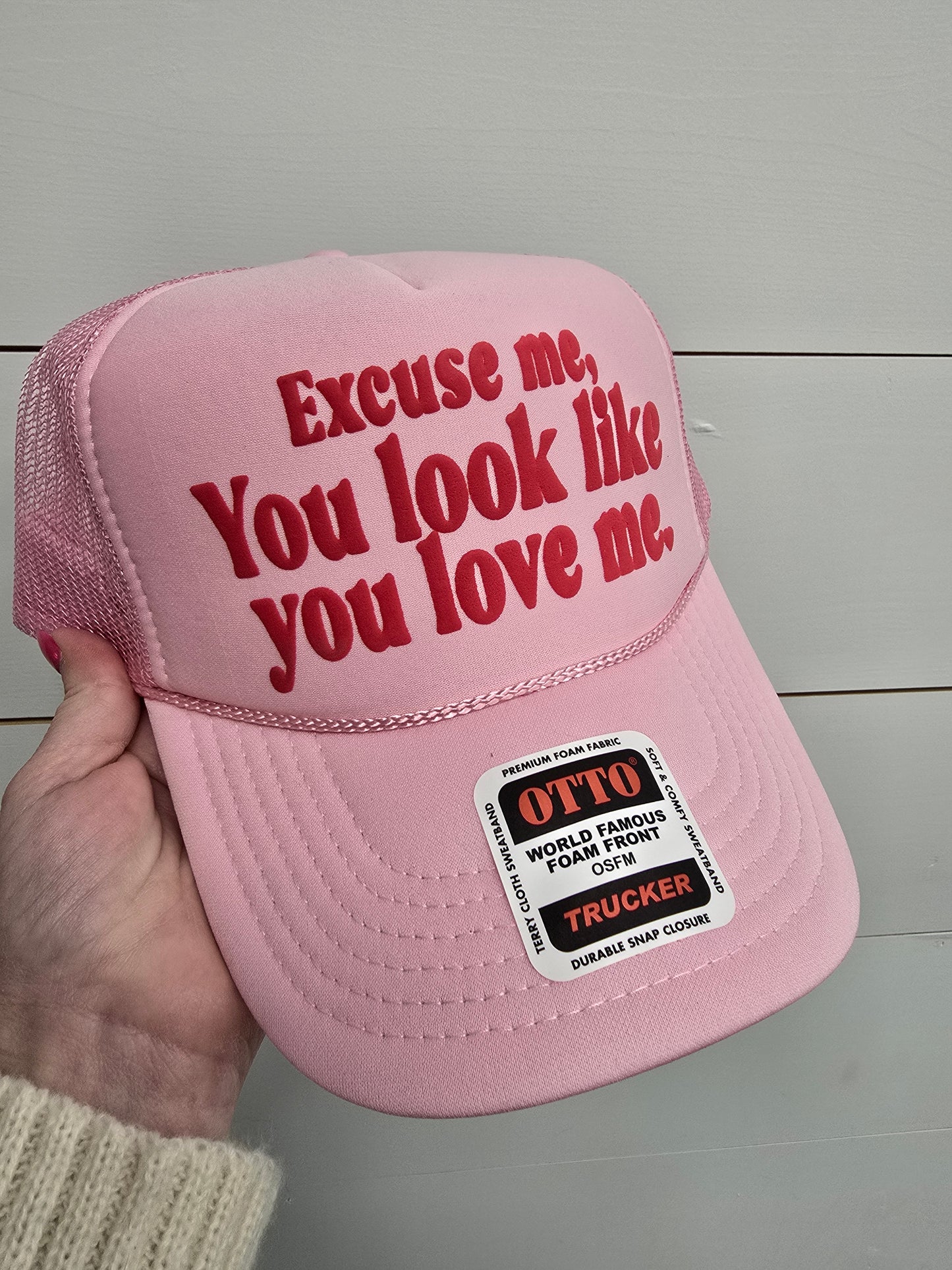 Excuse Me Trucker Hat