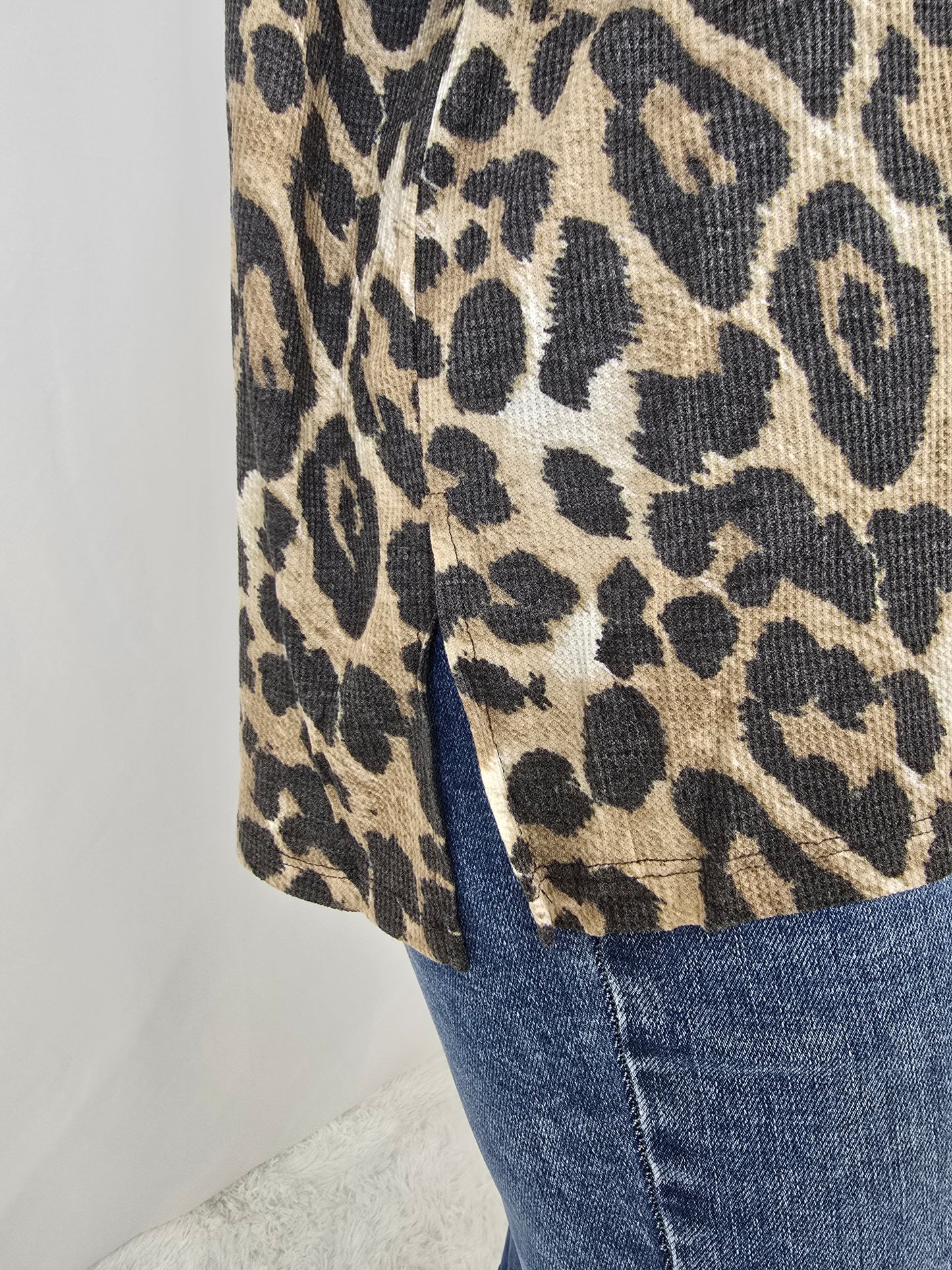 Leopard Tunic Top