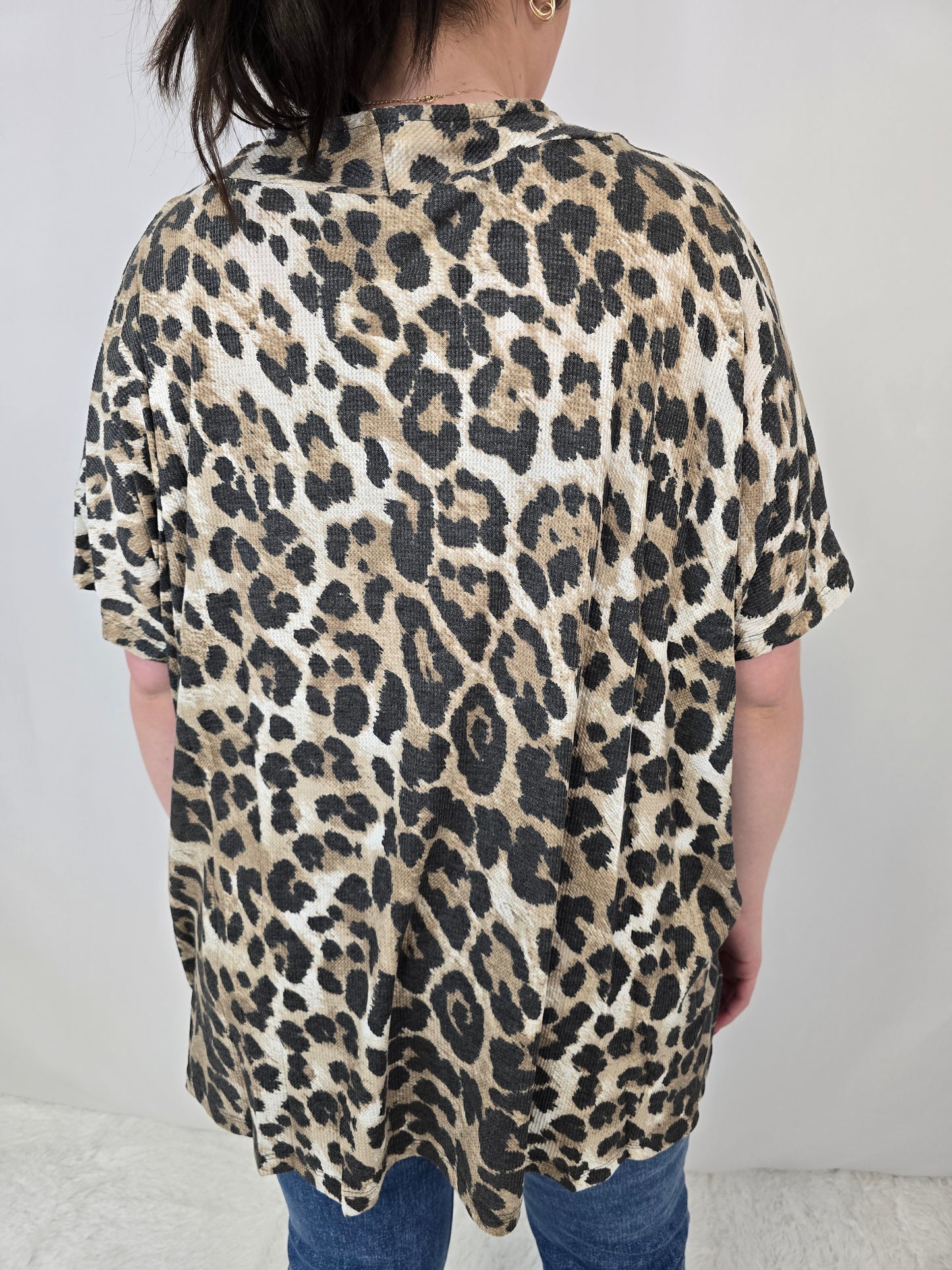 Leopard Tunic Top