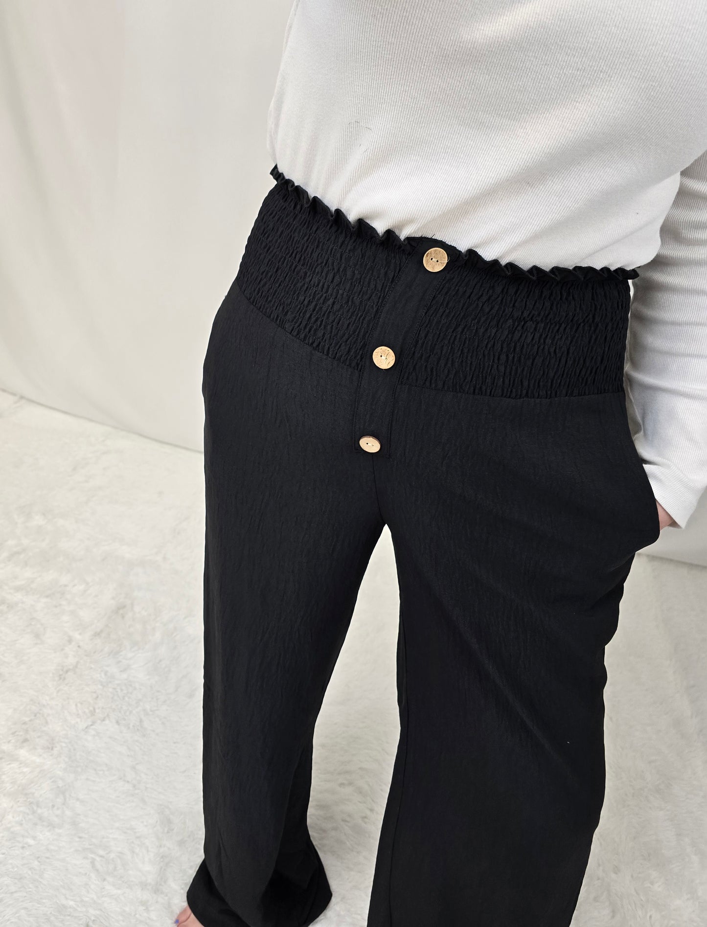 Black Wide Leg Pant