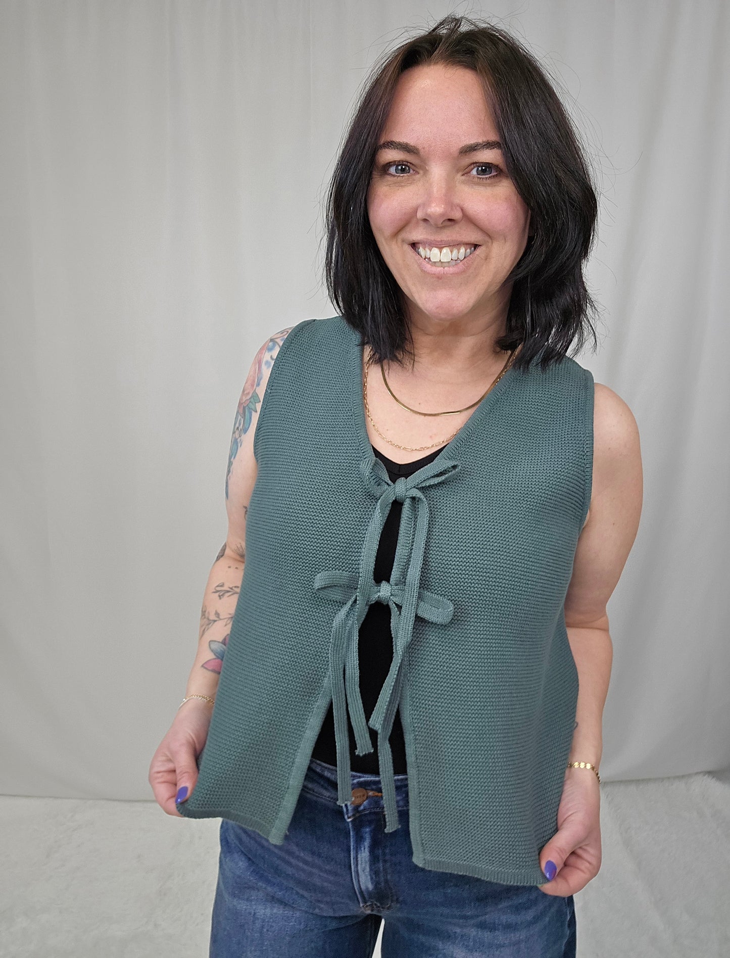 Jada Ash Jade Tie Vest