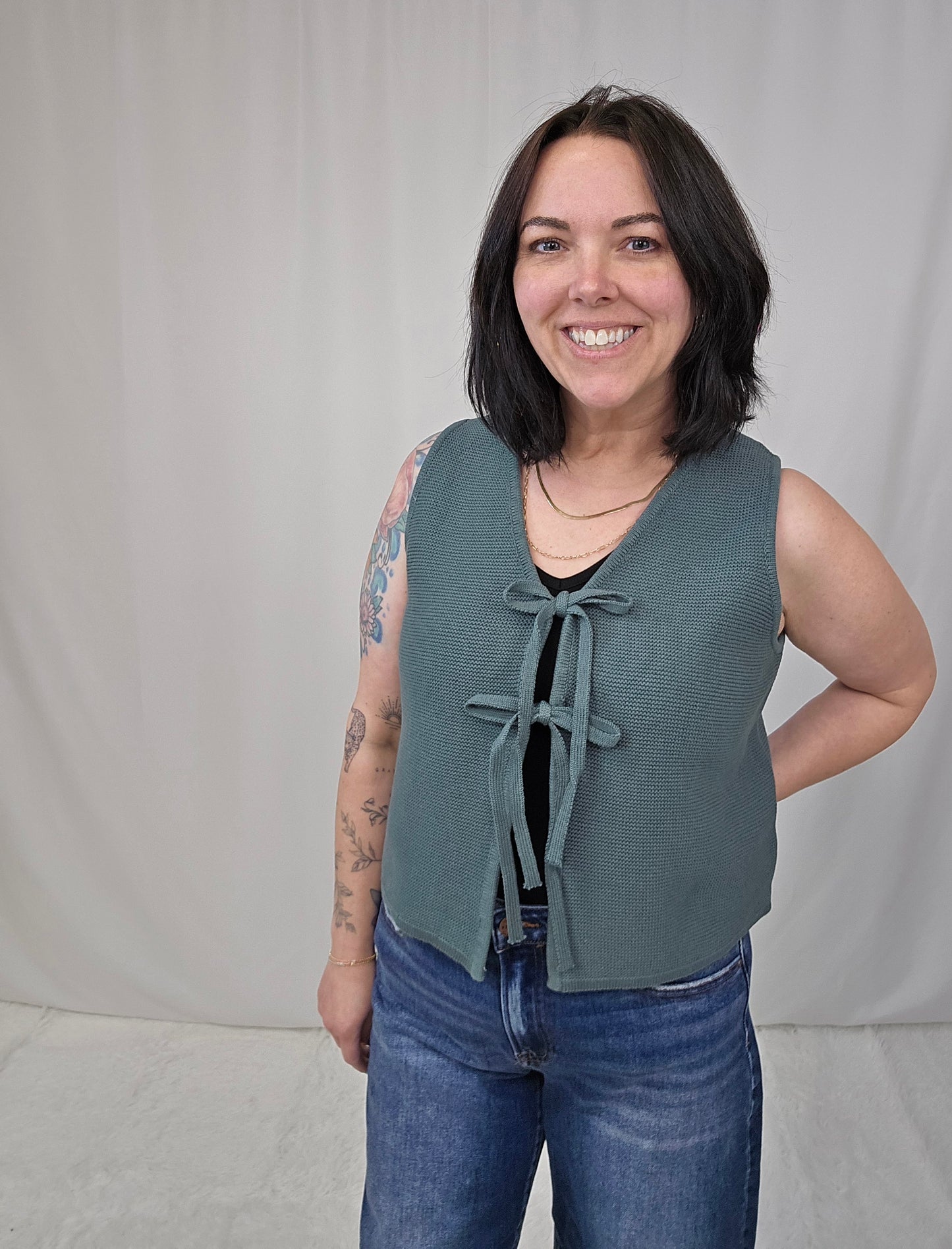 Jada Ash Jade Tie Vest