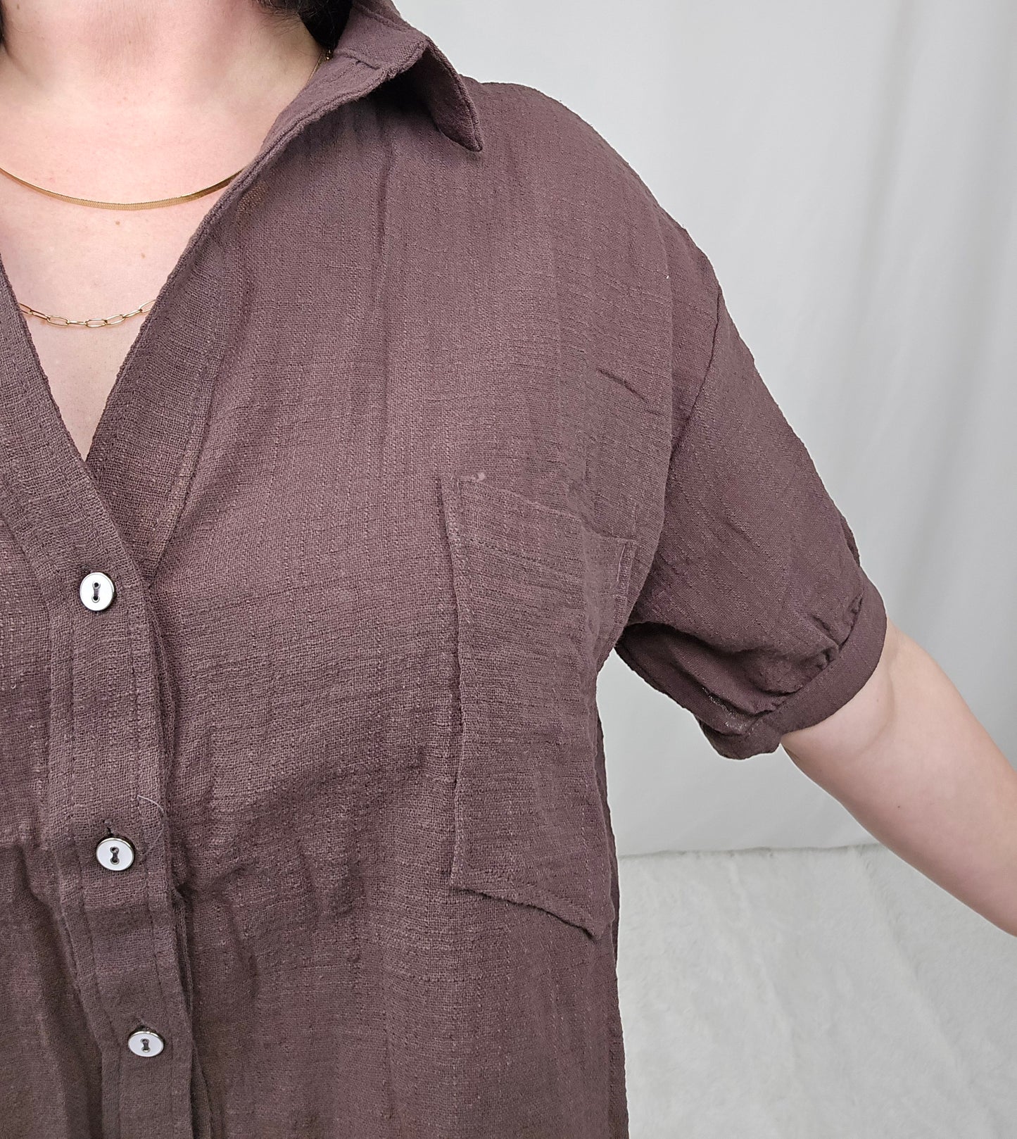 Bonnie Brown Blouse