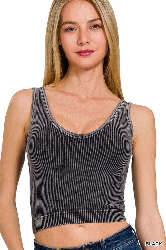 Willa Washed Bra Tank