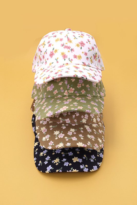 Floral Baseball Cap