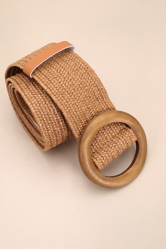 Brown Rattan Belt