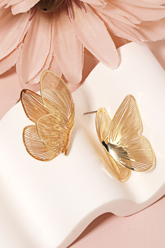 Butterfly Stud Earrings