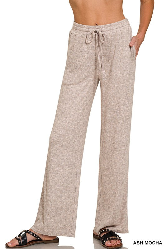 Melange Wide Pant