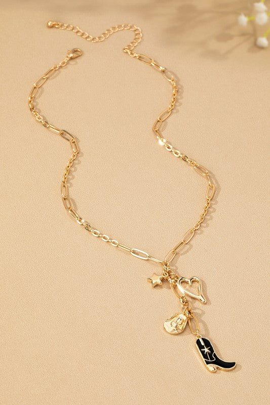 Cowboy Charm Necklace