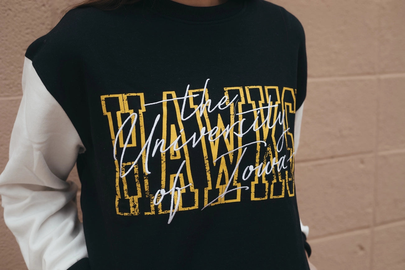 U Iowa Outline Crewneck